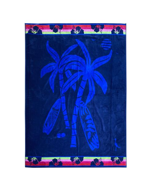 Veelkleurig Vegas jacquard fluwelen badstof strandlaken - 140x180 cm