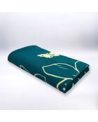 Serviette de plage microfibre Serifos Bleu - 90x170 cm