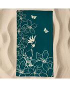 Serviette de plage microfibre Serifos Bleu - 90x170 cm