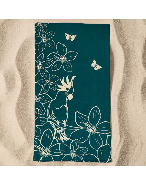 Serviette de plage microfibre Serifos Bleu - 90x170 cm