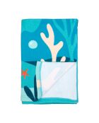 Serviette de plage enfant microfibre Sirena Multicolore - 70x140 cm