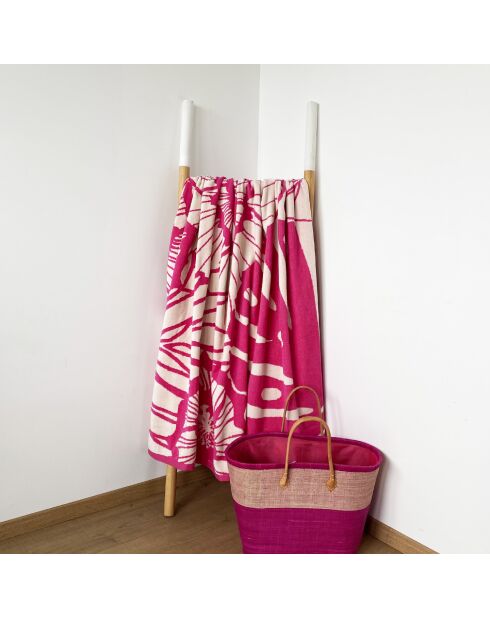 Asciugamano da spiaggia Roza Rose Jacquard Velvet Terry XL - 140x180 cm
