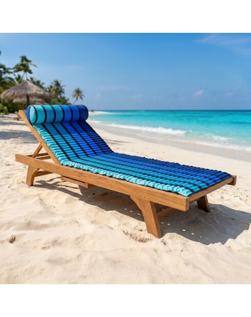 Happy Blue Blue Strandmatratze, 60 x 180 cm