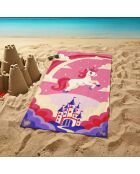 Serviette de plage enfant microfibre Fairy Multicolore - 70x140 cm