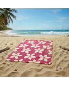 Serviette de plage XL microfibre Kiana Rose - 140x170 cm