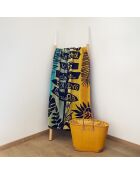 Veelkleurig Jacquard Vacances Velvet Terry strandlaken - 90x170 cm