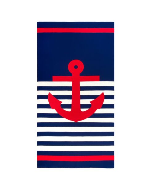 Serviette de plage microfibre Studland Bleu - 90x170 cm