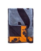 Kabana Strandtuch aus Jacquard-Samt, Frottee, 100 x 175 cm, Taupe