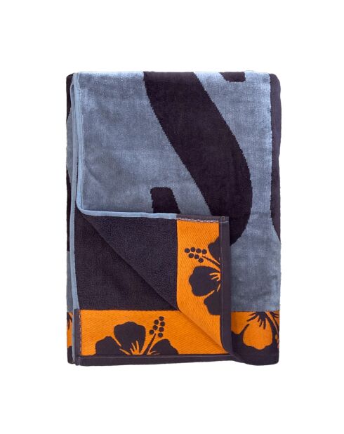 Kabana Strandtuch aus Jacquard-Samt, Frottee, 100 x 175 cm, Taupe