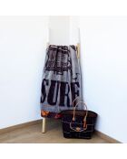 Kabana Strandtuch aus Jacquard-Samt, Frottee, 100 x 175 cm, Taupe