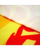 Pop-Pineapple Badetuch aus Mikrofaser, 75 x 150 cm, gelb