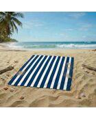 Rayada Marine XL Mikrofaser-Strandtuch - 140x170 cm