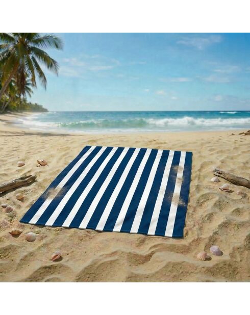 Rayada Marine XL Mikrofaser-Strandtuch - 140x170 cm