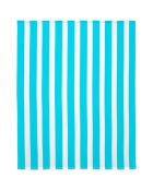 Rayada Turquoise Blue XL Mikrofaser-Strandtuch, 140 x 170 cm