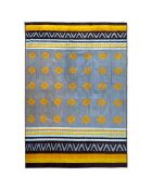 Asciugamano da spiaggia in spugna macarena jacquard multicolore - 140x180 cm