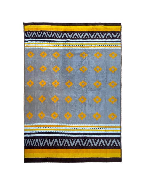 Asciugamano da spiaggia in spugna macarena jacquard multicolore - 140x180 cm