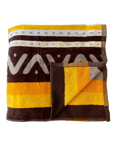 Asciugamano da spiaggia in spugna macarena jacquard multicolore - 140x180 cm