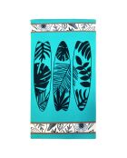 Serviette de plage microfibre Brisbane Turquoise - 90x170 cm