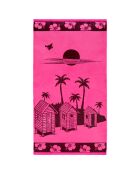 Asciugamano da spiaggia Sissi Rose in velluto jacquard Terry - 90x170 cm