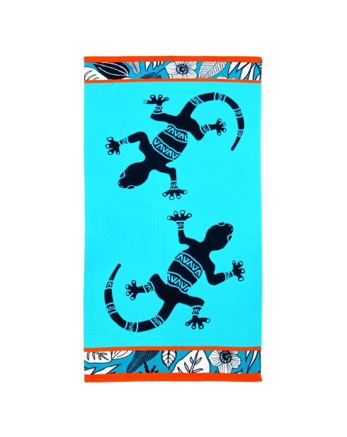 Serviette de plage microfibre Bondi Turquoise - 90x170 cm