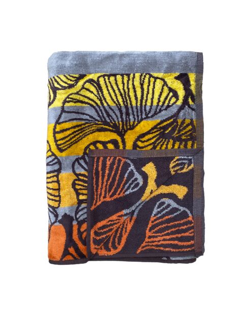 Asciugamano da spiaggia Homok in spugna jacquard multicolore - 95x175 cm