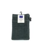 Set di 5 salviette antracite - 15x21 cm