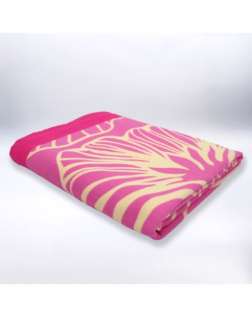 Serviette de plage XL microfibre Jinoka Rose - 140x170 cm