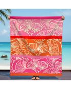 Serviette de plage XL microfibre Jinoka Rose - 140x170 cm