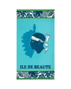 Serviette de plage microfibre Bodri Bleu - 90x170 cm