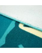 Serviette de plage microfibre Bodri Bleu - 90x170 cm