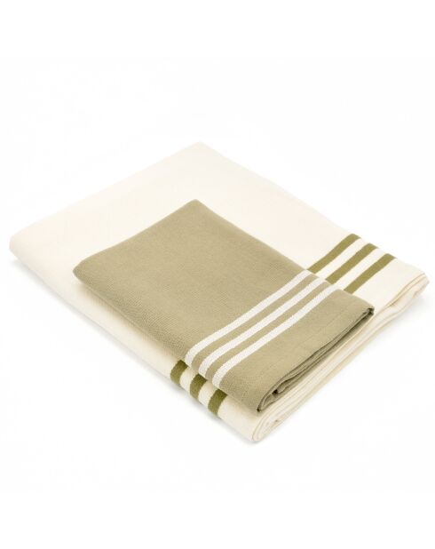 Asciugamano Miami verde oliva - 50x90 cm