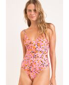 Traje de baño de una pieza Hype Sweet Camo Pink