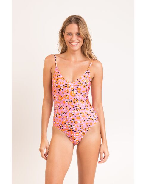 Traje de baño de una pieza Hype Sweet Camo Pink