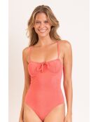 Julia Malibu Nina roze badpak uit één stuk