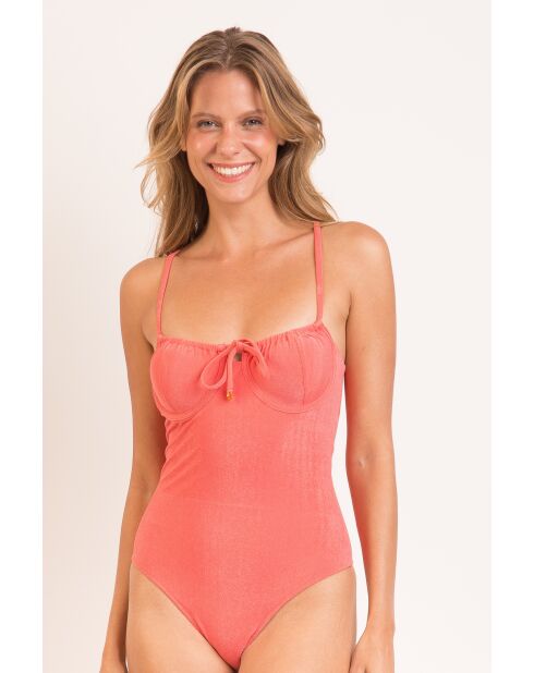 Julia Malibu Nina roze badpak uit één stuk