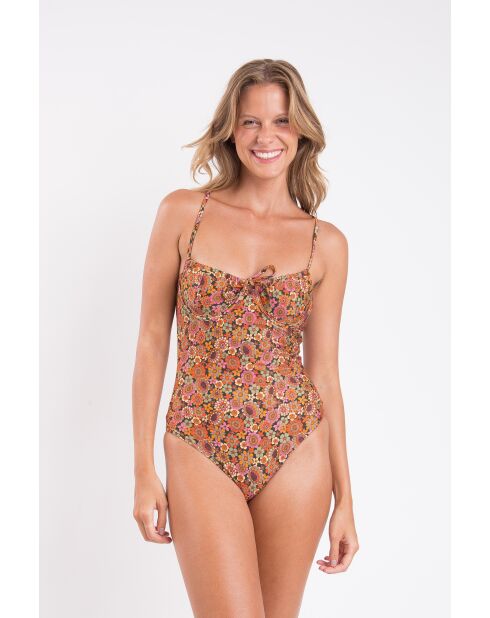 Julia Bouquet mehrfarbiger einteiliger Badeanzug