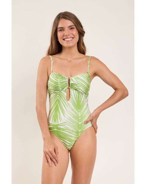 Palms Sara groen badpak uit één stuk