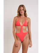 Malibu Folia Becky oranger einteiliger Badeanzug