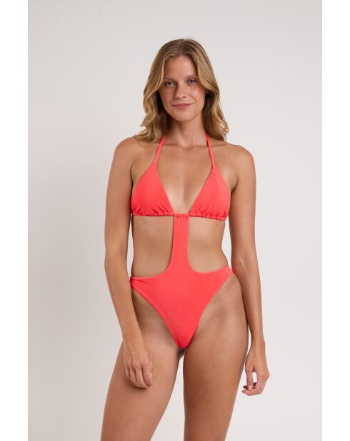 Malibu Folia Becky oranger einteiliger Badeanzug