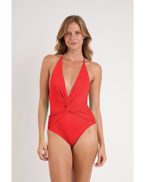 Costume da bagno intero rosso Magda