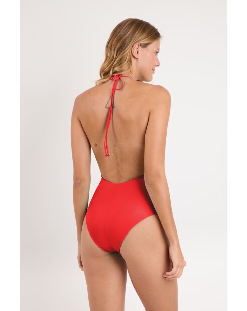 Costume da bagno intero rosso Magda