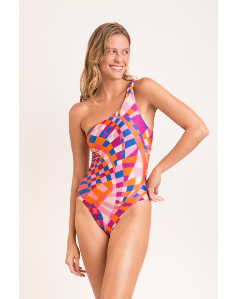 Santorini Grappig veelkleurig badpak uit één stuk