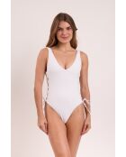 Einteiliger Badeanzug Memphis White Zoe