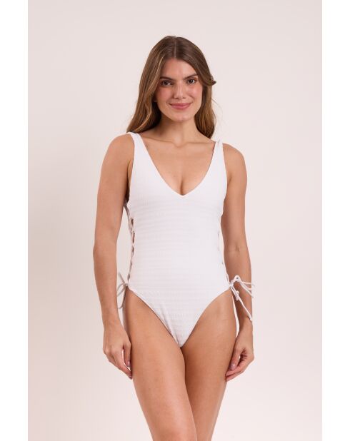 Einteiliger Badeanzug Memphis White Zoe