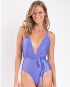 New Vegas Shimmer Hortensia paars badpak uit één stuk