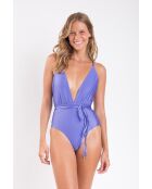 New Vegas Shimmer Hortensia paars badpak uit één stuk