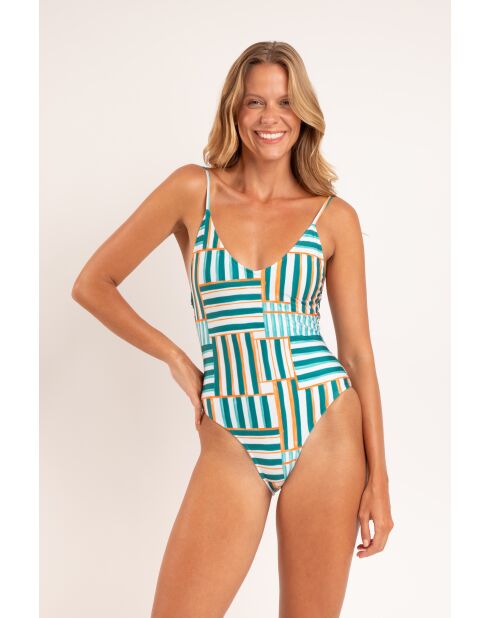 Bartel Hype blauw badpak uit één stuk