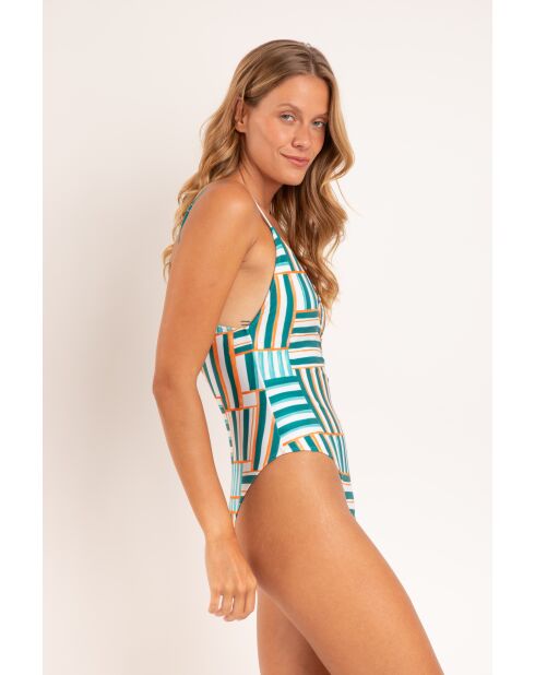 Bartel Hype blauw badpak uit één stuk