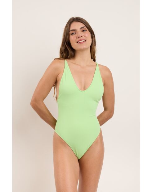 Sand Menta Sunny green badpak uit één stuk