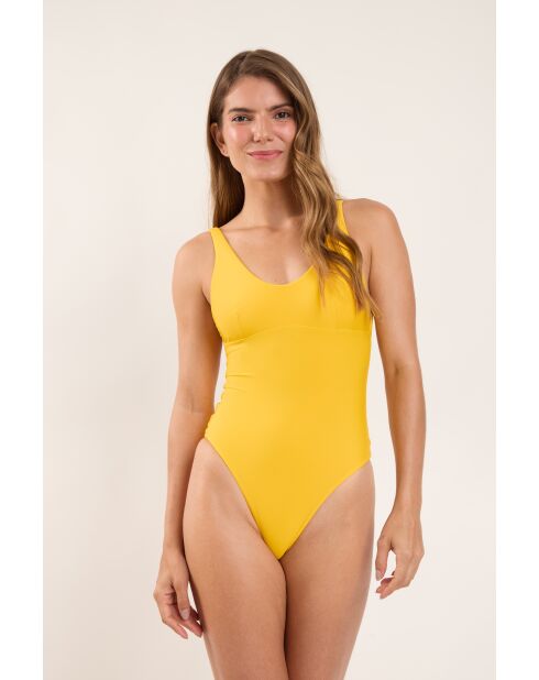 Costume da bagno intero giallo Bio-Luz-Solar Bella